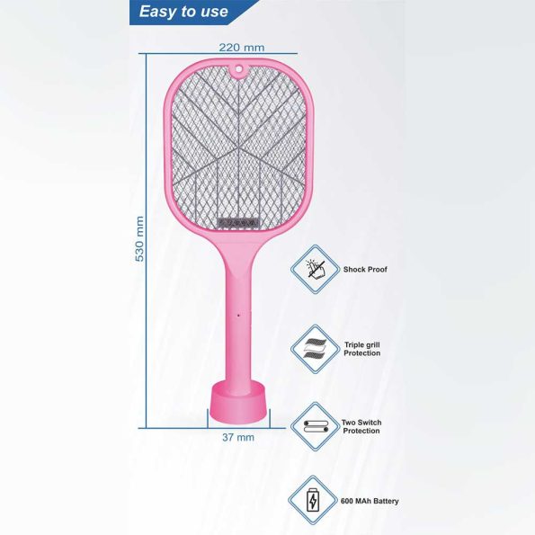 ORMR-097 OREVA Mosquito Racket With ABS-3