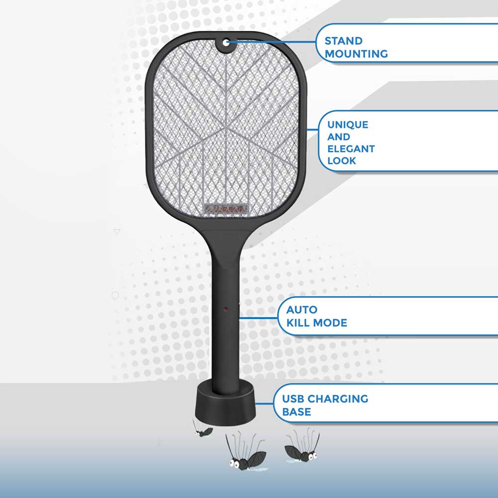 Oreva Mosquito Racket Big Net ORMR-047, Chargeable, Area Of